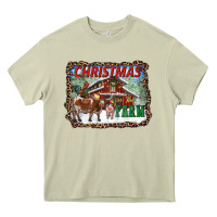 Mossy Christmas On The Farm Heavy Core Tee - RanaPortraitStore