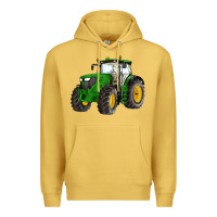 Antique Gold western farm tractor Premium Hoodie - Artiststas