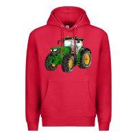 Cardinal western farm tractor Premium Hoodie - Artiststas