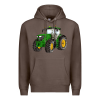 Coffee western farm tractor Premium Hoodie - Artiststas
