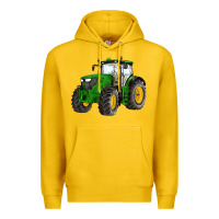 Lemon western farm tractor Premium Hoodie - Artiststas