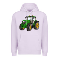 Lilac western farm tractor Premium Hoodie - Artiststas