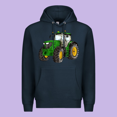 Western Farm Tractor Premium Hoodie Designed By Artiststas