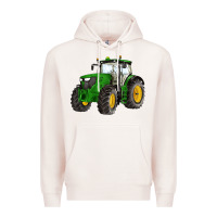 Pale Pink western farm tractor Premium Hoodie - Artiststas