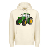 Sandshell western farm tractor Premium Hoodie - Artiststas
