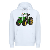 White western farm tractor Premium Hoodie - Artiststas