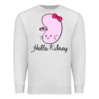 Oatmeal Heather hello kidney Premium Sweatshirt - artisFamous