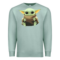 Seafoam baby yoda Premium Sweatshirt - artisFamous
