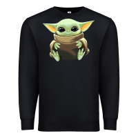 Black baby yoda Premium Sweatshirt - artisFamous