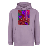 Lavender floral pattern Heavyweight Hoodie - JahusDesignShop