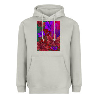 Moon Dust floral pattern Heavyweight Hoodie - JahusDesignShop