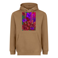 Floral Pattern Heavyweight Hoodie | Teevron