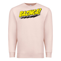 Pale Pink Bazinga! Premium Sweatshirt - artisFamous