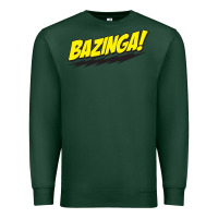 Sports Green Bazinga! Premium Sweatshirt - artisFamous