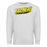 Dove Grey Bazinga! Premium Sweatshirt - artisFamous