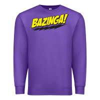 Purple Bazinga! Premium Sweatshirt - artisFamous