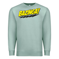 Seafoam Bazinga! Premium Sweatshirt - artisFamous