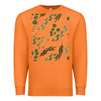 Carrot Watercolor Eucalyptus Pattern Premium Sweatshirt - artisFamous