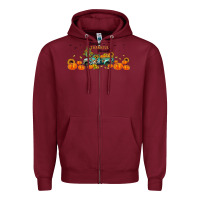 Burgundy grateful thankful blessed Zipper Hoodie - JahusDesignShop