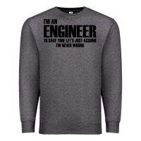 Charcoal Heather i'm an engineering Premium Sweatshirt - artisFamous