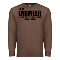 Chestnut i'm an engineering Premium Sweatshirt - artisFamous
