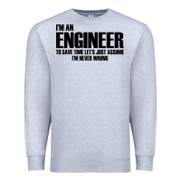 Heather Grey i'm an engineering Premium Sweatshirt - artisFamous