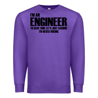 Purple i'm an engineering Premium Sweatshirt - artisFamous