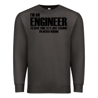 Smoke i'm an engineering Premium Sweatshirt - artisFamous