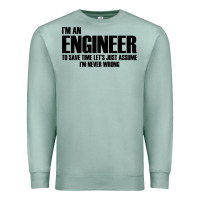Seafoam i'm an engineering Premium Sweatshirt - artisFamous