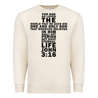 Sandshell John 3:16 Bible Verse Cool Christian Church Shirts Christianity Premium Sweatshirt - artisFamous