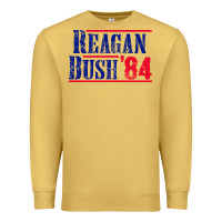 Antique Gold reagan bush '84 Premium Sweatshirt - artisFamous
