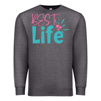 Charcoal Heather best life Premium Sweatshirt - artisFamous