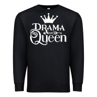 Black drama queen Premium Sweatshirt - artisFamous