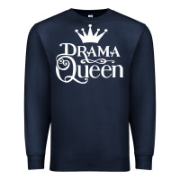 Navy drama queen Premium Sweatshirt - artisFamous