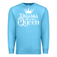 Ocean Blue drama queen Premium Sweatshirt - artisFamous