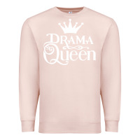 Pale Pink drama queen Premium Sweatshirt - artisFamous