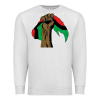 Oatmeal Heather black power african license Premium Sweatshirt - artisFamous