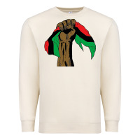 Sandshell black power african license Premium Sweatshirt - artisFamous