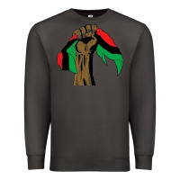 Smoke black power african license Premium Sweatshirt - artisFamous
