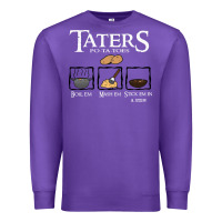 Purple the lord of the rings taters potatoes recipe Premium Sweatshirt - artisFamous