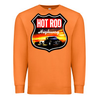 Carrot HOT ROD GARAGE CAR Premium Sweatshirt - artisFamous