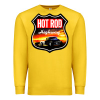 Hot Rod Garage Car Premium Sweatshirt | Teevron