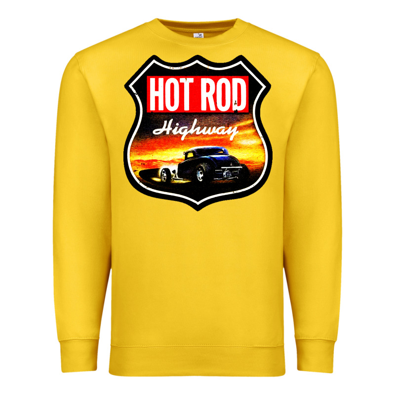 Hot Rod Garage Car Premium Sweatshirt by artisFamous | Teevron