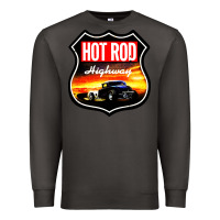 Smoke HOT ROD GARAGE CAR Premium Sweatshirt - artisFamous
