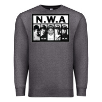 Charcoal Heather N.W.A Californian hip hop group N.W.A Premium Sweatshirt - artisFamous