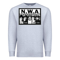 Heather Grey N.W.A Californian hip hop group N.W.A Premium Sweatshirt - artisFamous