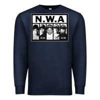 Navy N.W.A Californian hip hop group N.W.A Premium Sweatshirt - artisFamous