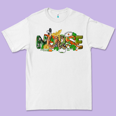 St. Patrick's Day Nurse Premium Tee Designed By Cowgirlartshop