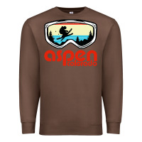 Chestnut aspen colorado ski mountain skiing retro vacation Premium Sweatshirt - artisFamous