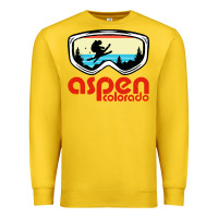 Lemon aspen colorado ski mountain skiing retro vacation Premium Sweatshirt - artisFamous